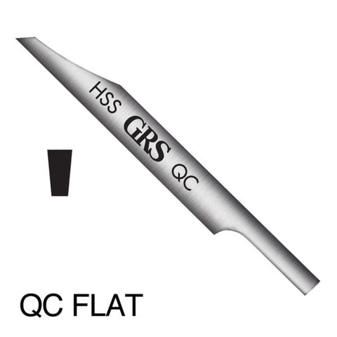 GRS #40 QC HSS FLAT GRAVER-