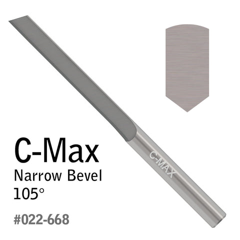 GRS C-MAX GRAVER NARROW BEVEL,105°