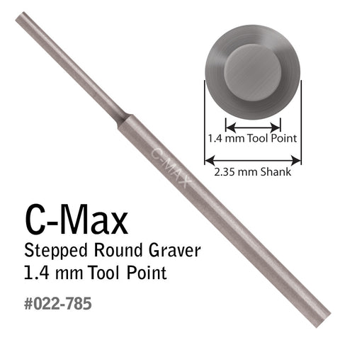 GRS GRAVER STEPPED ROUND BLANK C-MAX 1.4mm