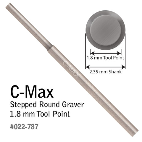 GRS GRAVER STEPPED ROUND BLANK C-MAX 1.8mm