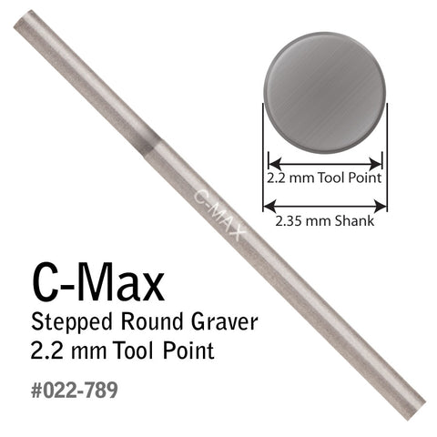 GRS GRAVER STEPPED ROUND BLANK C-MAX 2.2mm