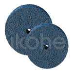 AIRFLEX UNMOUNTED SQ/EDGE WHEELS 17 X 3 X 1.5 mm LT BLUE COARSE  BX/100