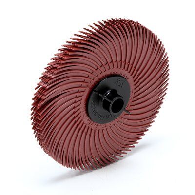 3M BR/ DISC 3X3/8" 220G RED  BX/10-USA
