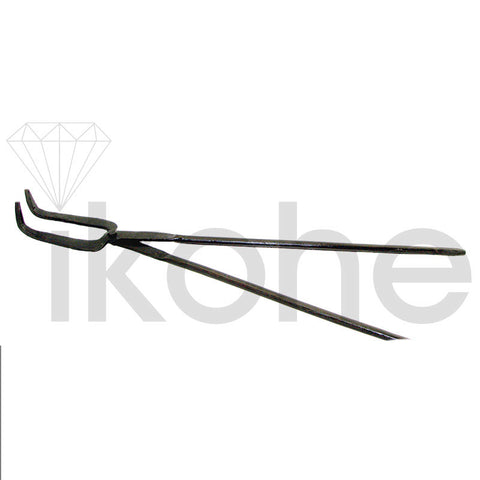 CRUCIBLE TONGS 19" CURVED--INDIA